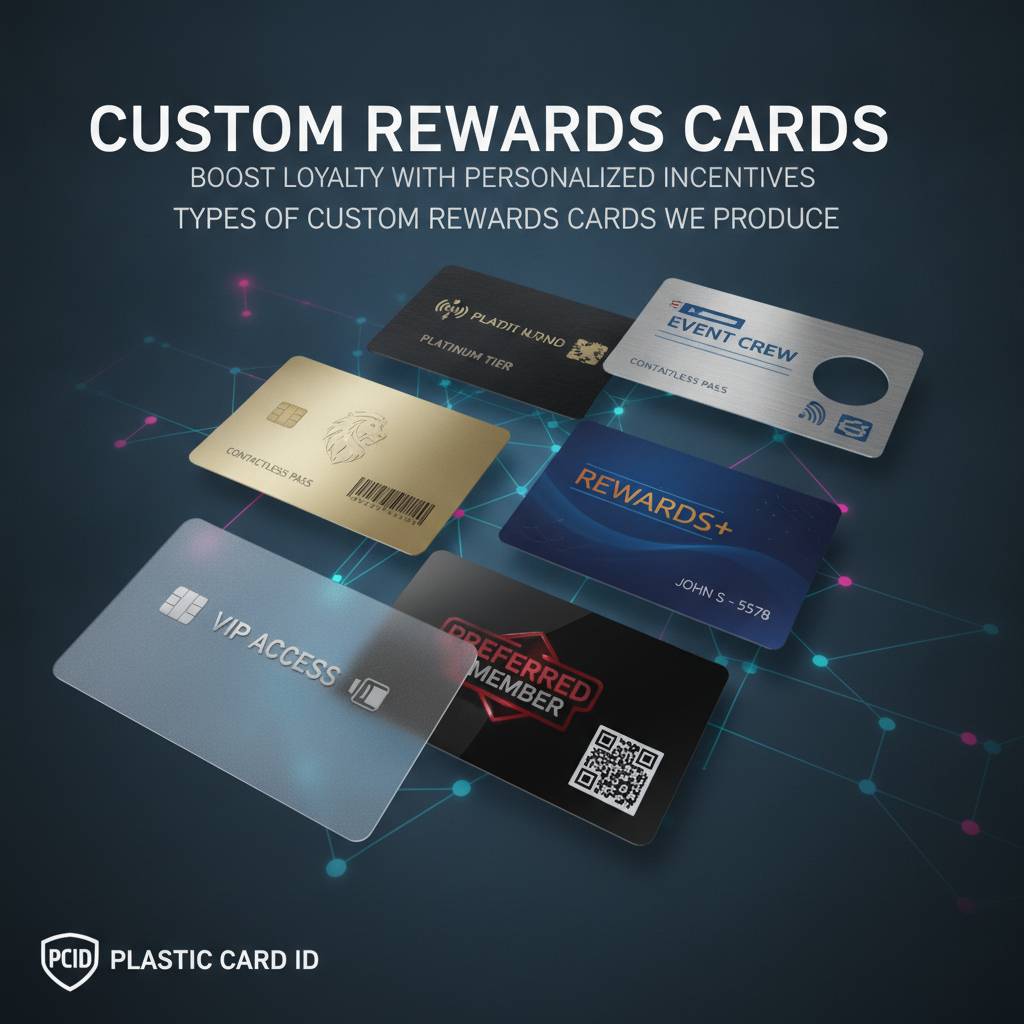 Types of Custom Rewards Cards We Produce