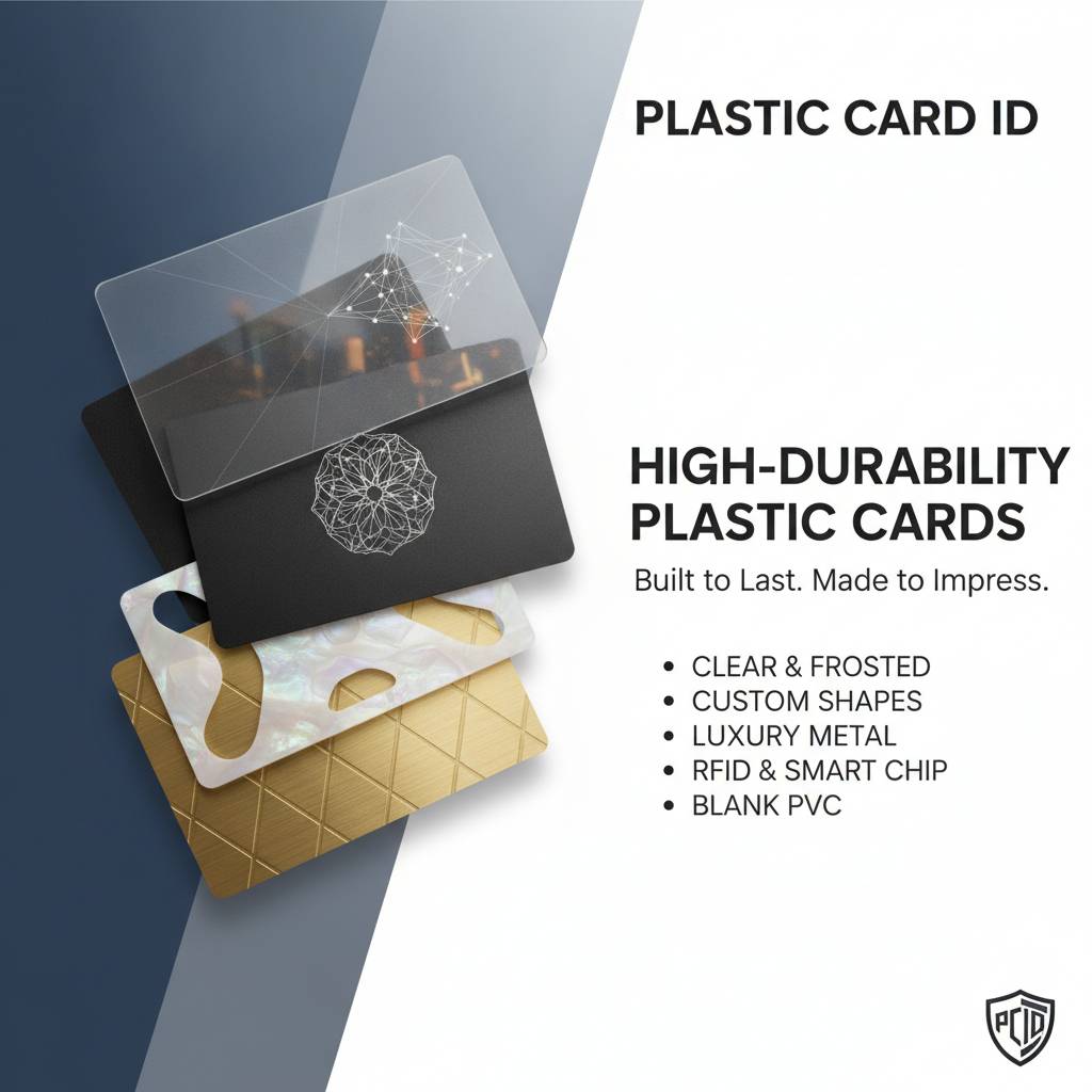 Specialty Cards: Clear, Custom Shapes, and Luxury Metal Options
