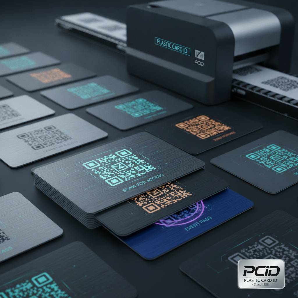 Security and Access Control Cards With QR Integration
