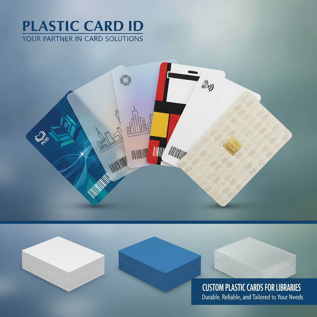 Types of Plastic Library Cards We Produce